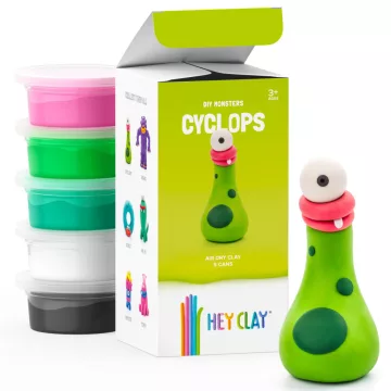 Hey Clay - "Cyclops" színes gyurma készlet