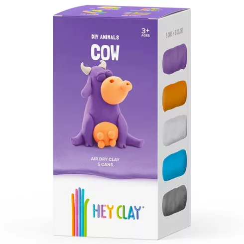 Hey Clay - "Tehén" színes gyurma készlet