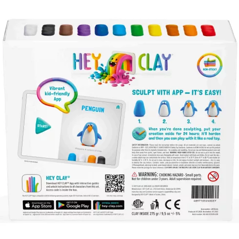 Hey Clay - "Madarak" színes gyurma készlet