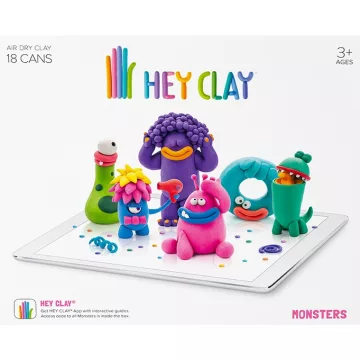 Hey Clay - "Szörnyek" színes gyurma készlet