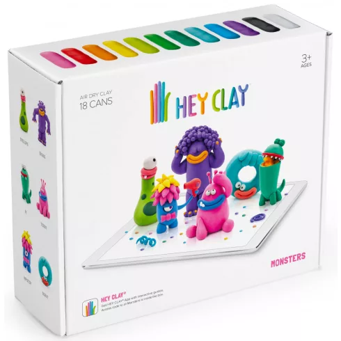 Hey Clay - "Szörnyek" színes gyurma készlet