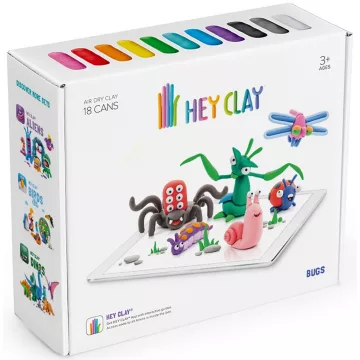 Hey Clay - "Bogarak" színes gyurma készlet