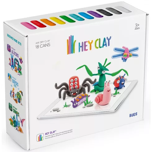 Hey Clay - "Bogarak" színes gyurma készlet