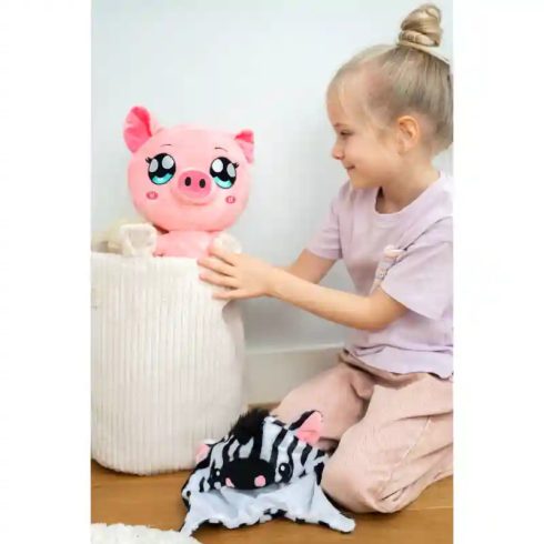 Hoody Kin Academy Mimi plüss malac zebrás sapkában