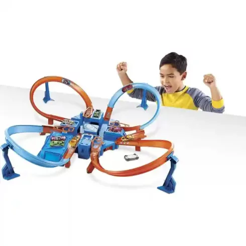 Mattel Hot Wheels Criss Cross Crash motorizált versenypálya