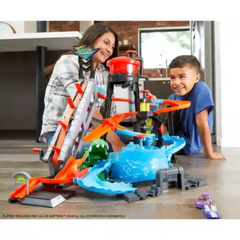 Mattel Hot Wheels ultimate aligátoros autómosó versenypálya