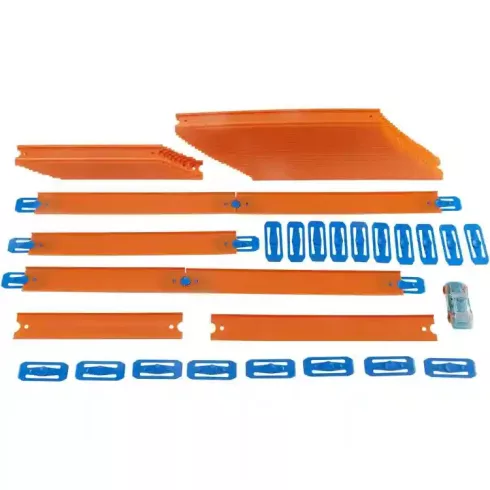 Mattel Hot Wheels 12m egyenes pályaelemek kisautóval