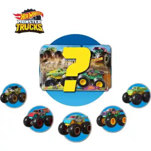 Mattel Hot Wheels Monster Trucks meglepetés dupla kisautók