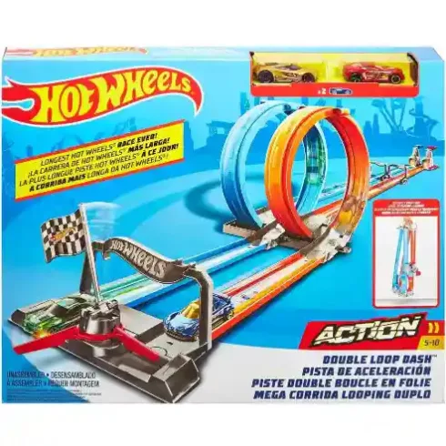  Mattel Hot Wheels szétnyitható szuperpálya készlet