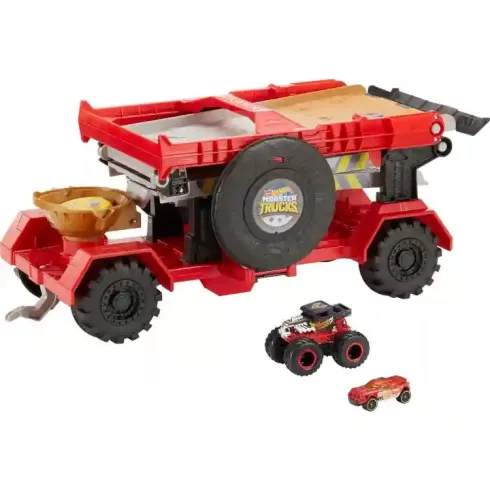 Mattel Hot Wheels Monster Trucks 2 az 1-ben pályaszett