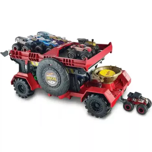 Mattel Hot Wheels Monster Trucks 2 az 1-ben pályaszett