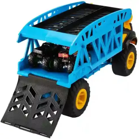 Mattel Hot Wheels Monster Trucks szállító kamion 3db autóval