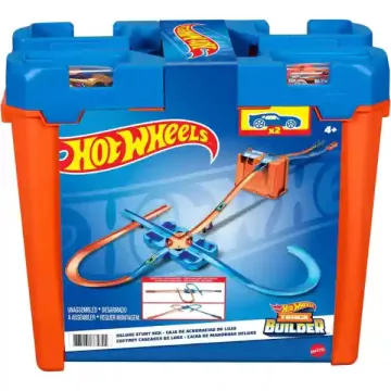   Mattel Hot Wheels óriás átalakítható versenypálya dobozban két kisautóval, 4,5m hosszú pálya