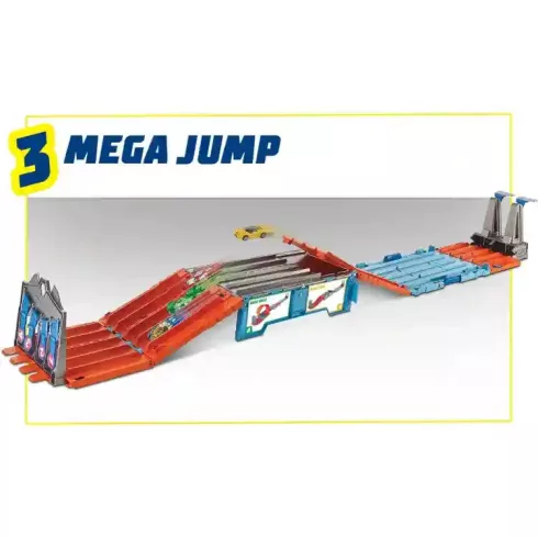 Mattel Hot Wheels 3 az 1-ben átalakítható versenypálya dobozban