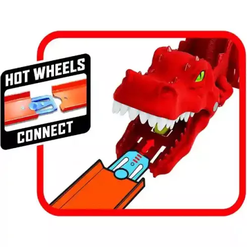 Mattel Hot Wheels dínótámadás indító készlet kisautóval