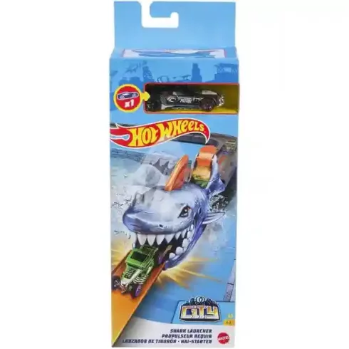 Mattel Hot Wheels cápatámadás indító készlet kisautóval