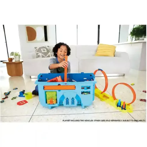 Mattel Hot Wheels 3 az 1-ben átalakítható versenypálya dobozban