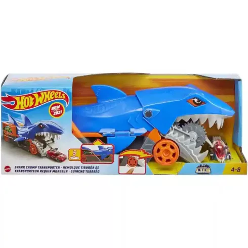 Mattel Hot Wheels autófaló cápa