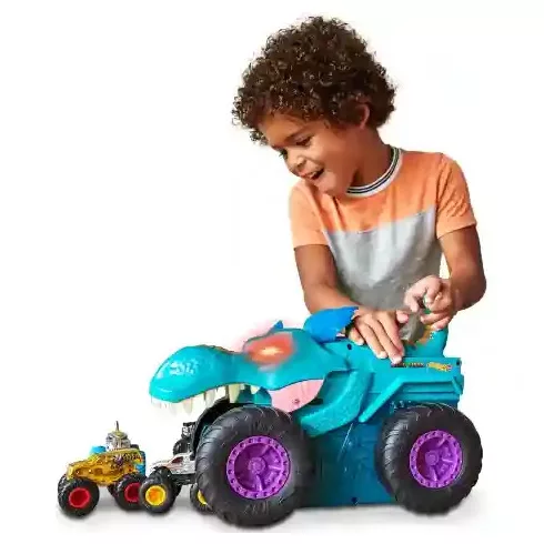 Mattel Hot Wheels Monster Trucks autófaló Mega Wrex autó fénnyel és hanggal