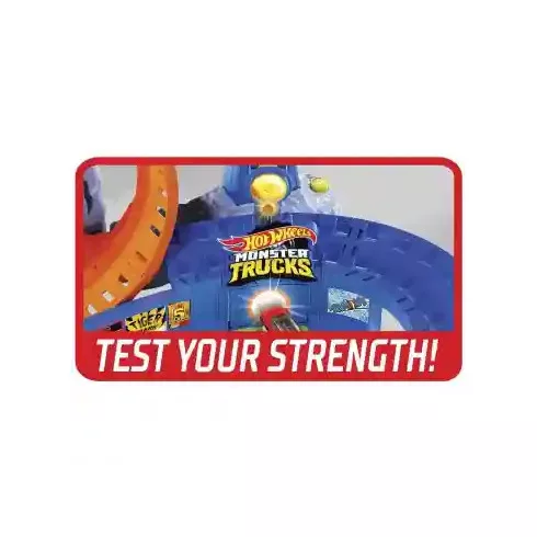 Mattel Hot Wheels Monster Truck T-Rex óriás vulkán aréna fénnyel és hanggal