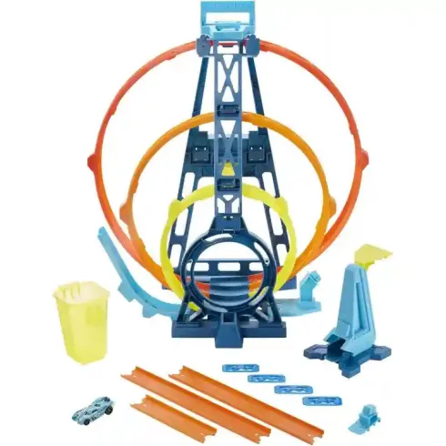 Mattel Hot Wheels tripla hurok ugratópálya