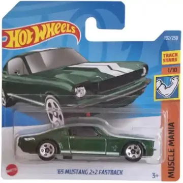  Mattel Hot Wheels '65 Mustang 2+2 Fastback kisautó