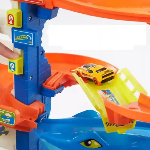Mattel Hot Wheels cápaveszély az óceáni őrtoronyban autópálya
