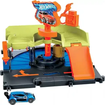 Mattel Hot Wheels városi autómosó kisautóval