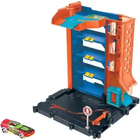 Mattel Hot Wheels városi garázs kisautóval