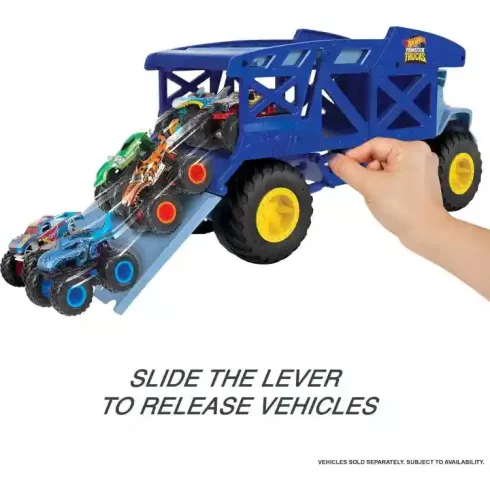 Mattel Hot Wheels Monster Trucks orrszarvús szállító kamion
