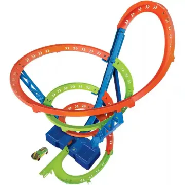   Mattel Hot Wheels szédületes ciklon motorizált autópálya kisautóval