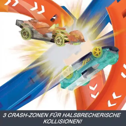 Mattel Hot Wheels szédületes ciklon motorizált autópálya kisautóval