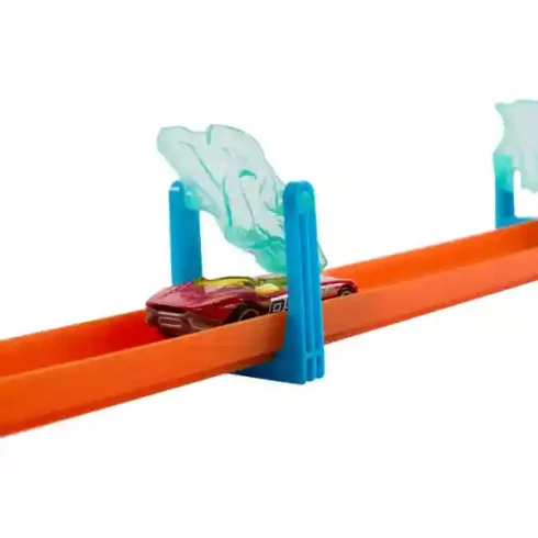 Mattel Hot Wheels 2 az 1-ben jeges ütközés autópálya dobozban