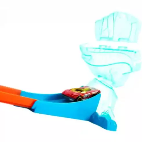 Mattel Hot Wheels 2 az 1-ben jeges ütközés autópálya dobozban
