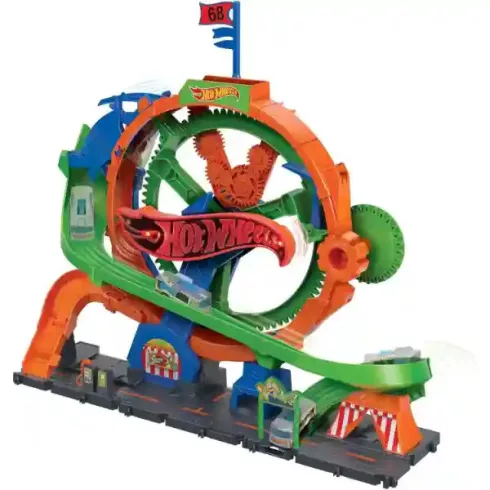 Mattel Hot Wheels interaktív óriáskerék kaland autópálya kisautóval