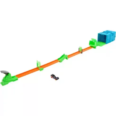 Mattel Hot Wheels 2 az 1-ben átalakítható ugratós versenypálya dobozban
