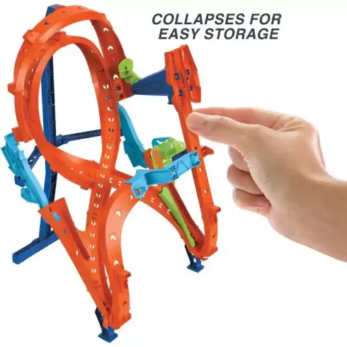 Mattel Hot Wheels függőleges 8-as ugrás versenypálya