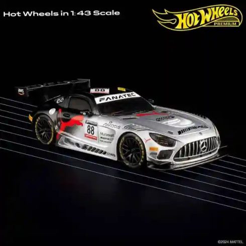  Mattel Hot Wheels Premium Mercedes-AMG GT3 1:43 kisautó