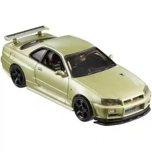  Mattel Hot Wheels Premium Nissan Skyline GT-R (BNR34) 1:43 kisautó