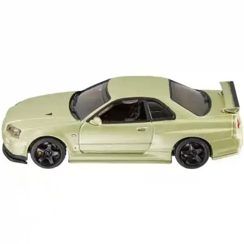  Mattel Hot Wheels Premium Nissan Skyline GT-R (BNR34) 1:43 kisautó