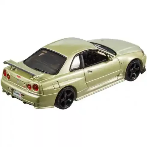 Mattel Hot Wheels Premium Nissan Skyline GT-R (BNR34) 1:43 kisautó