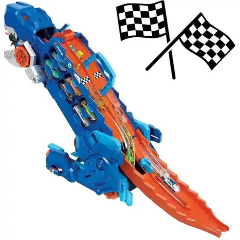 Mattel Hot Wheels ultimate T-Rex autószállító fénnyel és hanggal