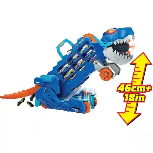 Mattel Hot Wheels ultimate T-Rex autószállító fénnyel és hanggal