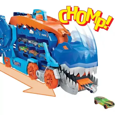 Mattel Hot Wheels ultimate T-Rex autószállító fénnyel és hanggal