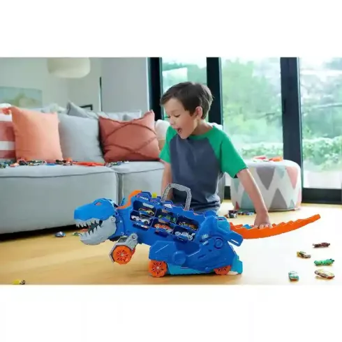 Mattel Hot Wheels ultimate T-Rex autószállító fénnyel és hanggal