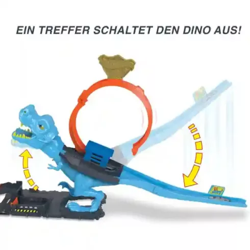 Mattel Hot Wheels T-rex hurokpálya kisautóval