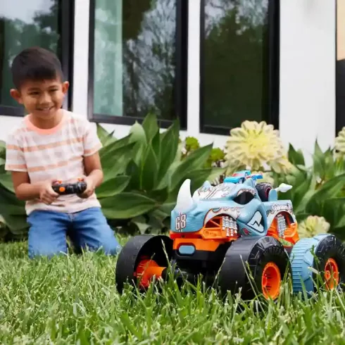 Mattel Hot Wheels távirányítós RC Monster Trucks átalakítható autó