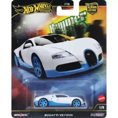  Mattel Hot Wheels Premium Bugatti Veyron kisautó