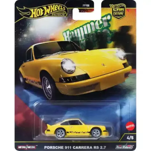  Mattel Hot Wheels Premium Porsche 911 Carrera RS 2.7 kisautó