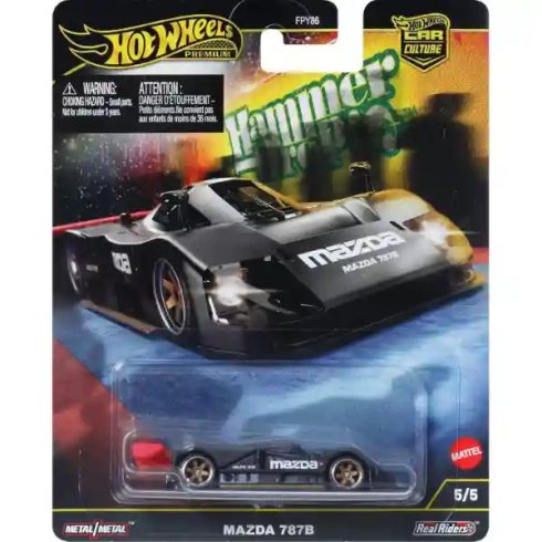  Mattel Hot Wheels Premium Mazda 787B kisautó